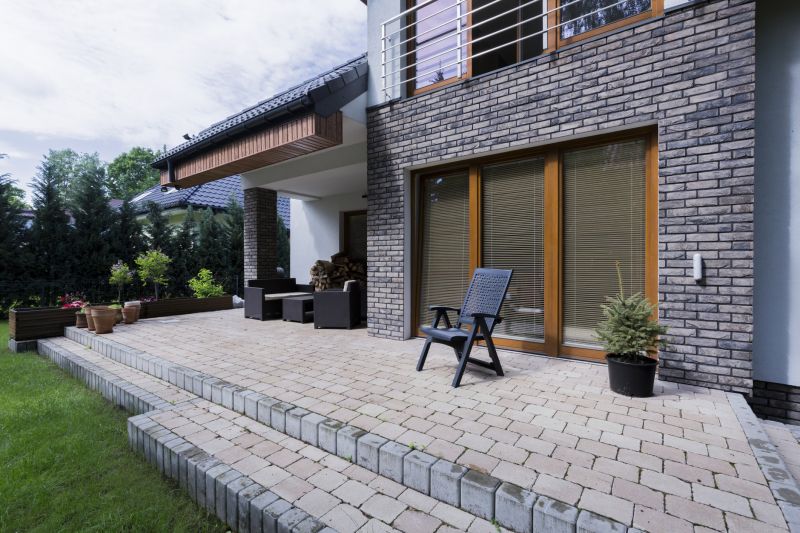 Elegant Paver Courtyard