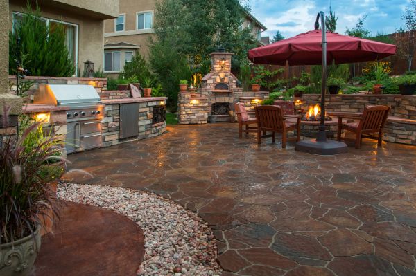 Stone Patio Construction in Corona