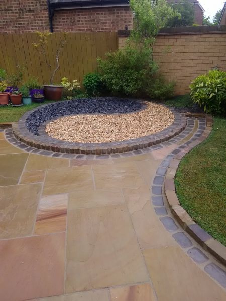 Sandstone Patio Installation in Corona